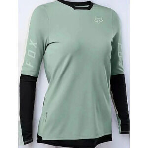 Fox Racing Defend Pro Long Sleeve Jersey‎ in Eucalyptus - Size Extra Large